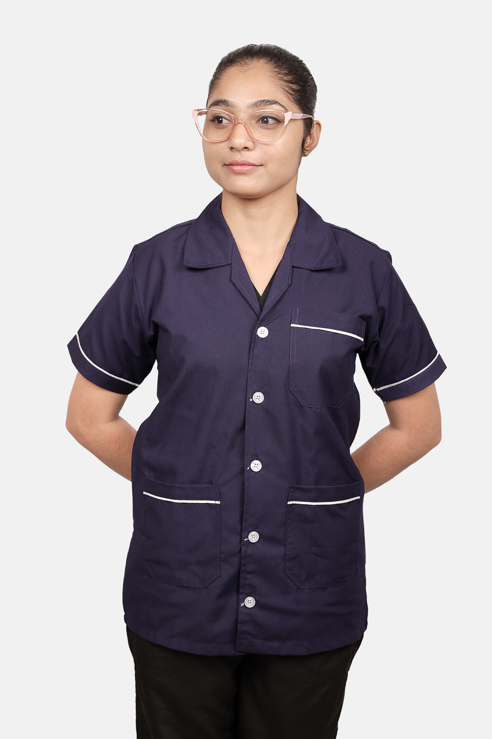 Navy Blue Assistant's Apron