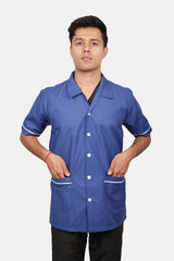 Royal Blue Assistant's Apron