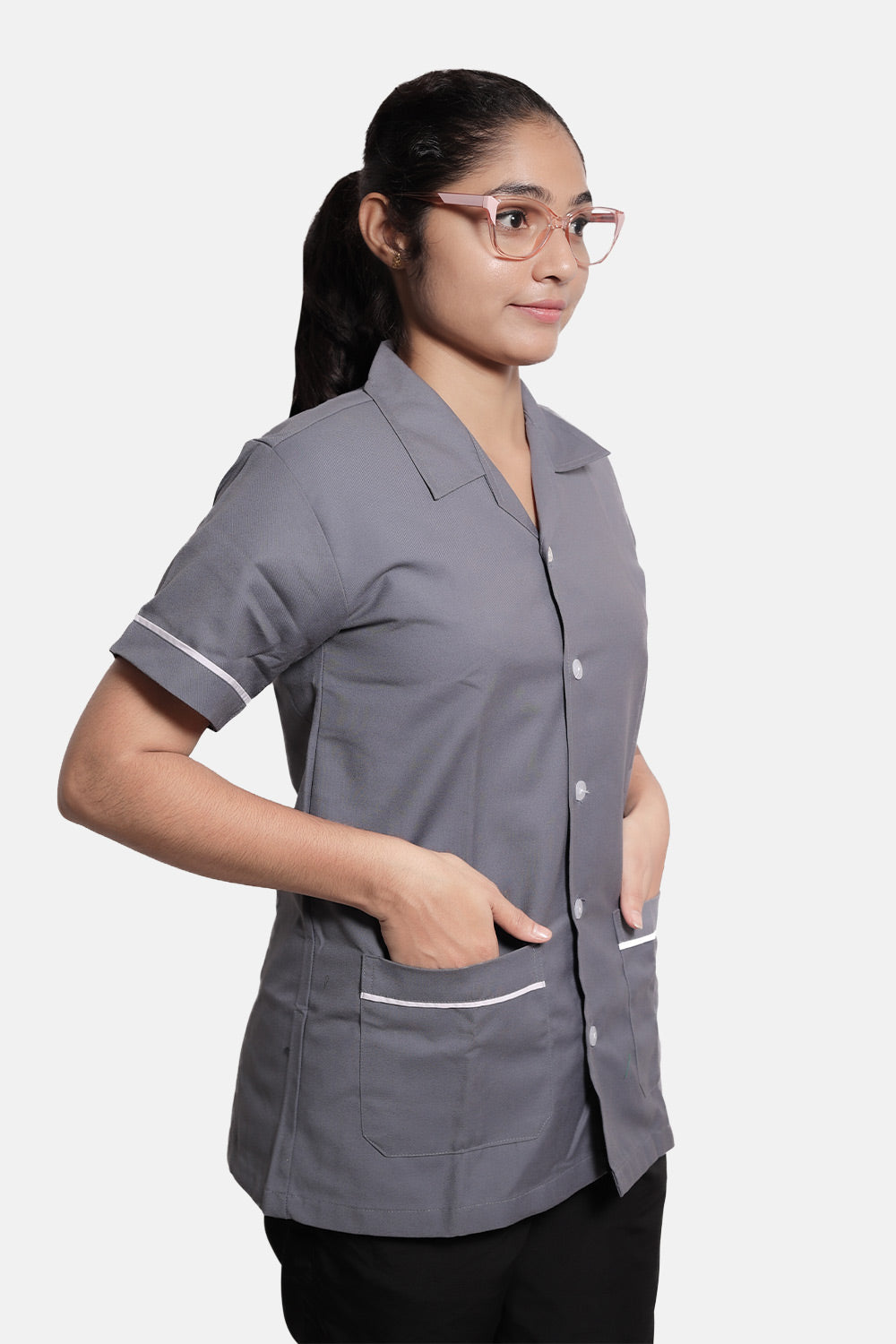 Charcoal Grey Assistant's Apron