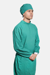 Surgeon’s Gown in Green - Pure Cotton, Autoclavable