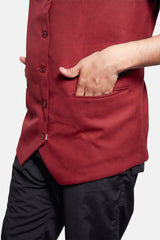 Assistant Jacket in Wine (Unisex) - Modern Fit