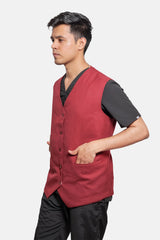 Assistant Jacket in Wine (Unisex) - Modern Fit