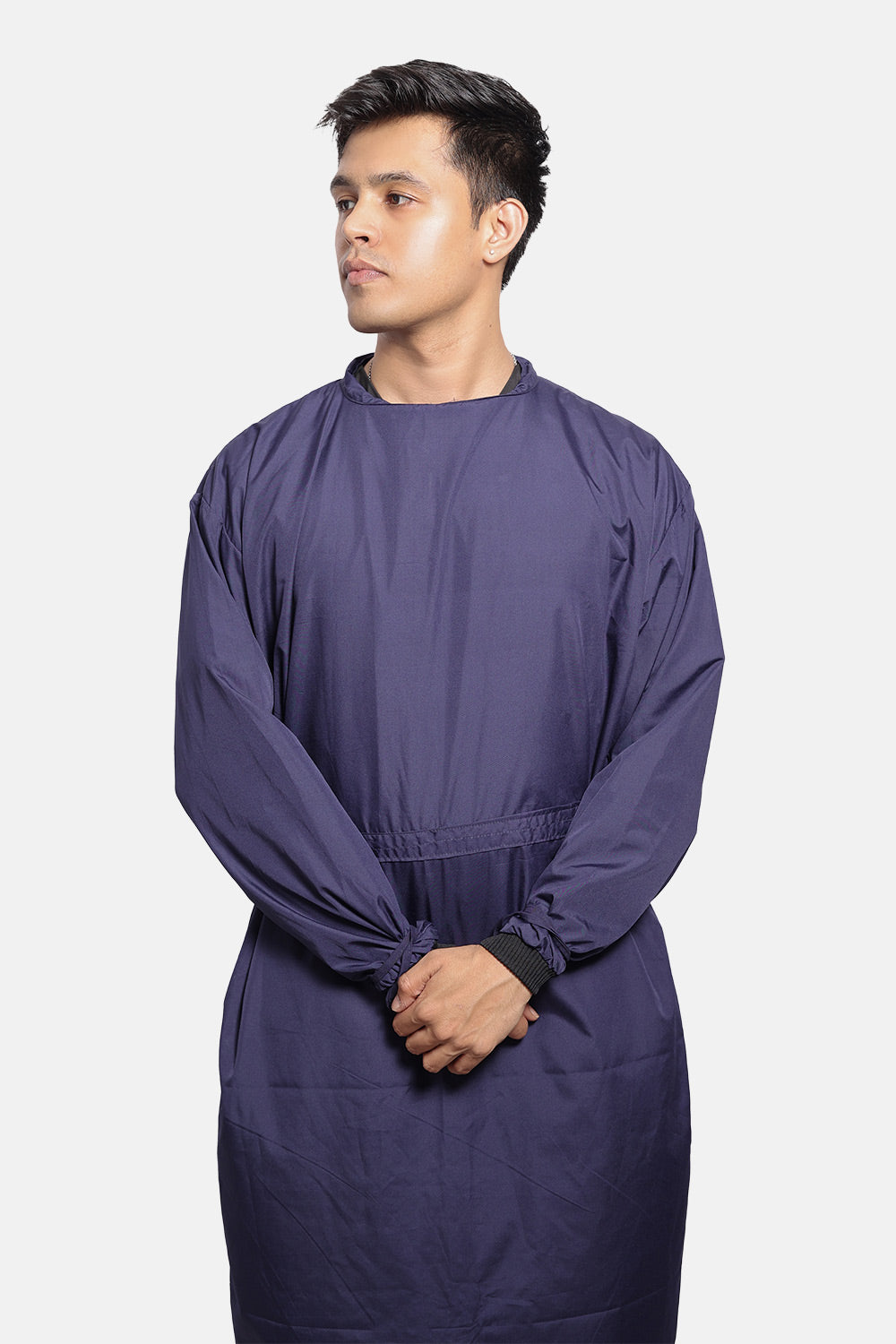Surgeon’s Gown in Navy Blue - Tericotton, Autoclavable