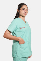 Sea Green Staff Uniform Set - Women