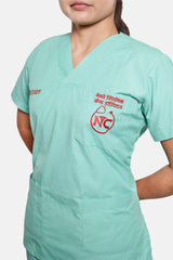Sea Green Staff Uniform Set - Women
