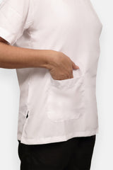 Doctor's Superior White Side Button Apron (Unisex)