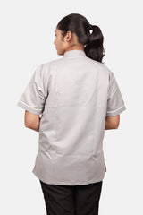 Doctor's Superior Grey Side Button Apron (Unisex)