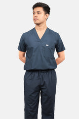 Classic (Teal) Men's V-Neck Scrub Set